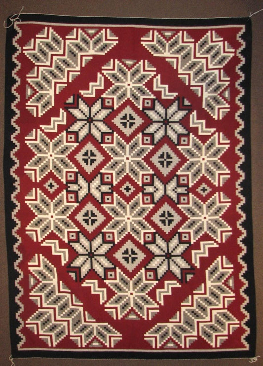 Navajo Weaving Rug - Ganado by Mary Cody-Weaving-Navajo Weaving-Sorrel Sky Gallery