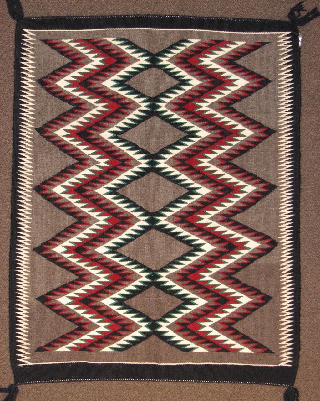 Navajo Weaving - Teec Nos Pos by Fannie Wagon-Weaving-Navajo Weaving-Sorrel Sky Gallery