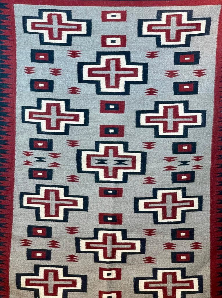 Old Style Navajo Weaving by Bertha Harvey-Weaving-Navajo Weaving-Sorrel Sky Gallery