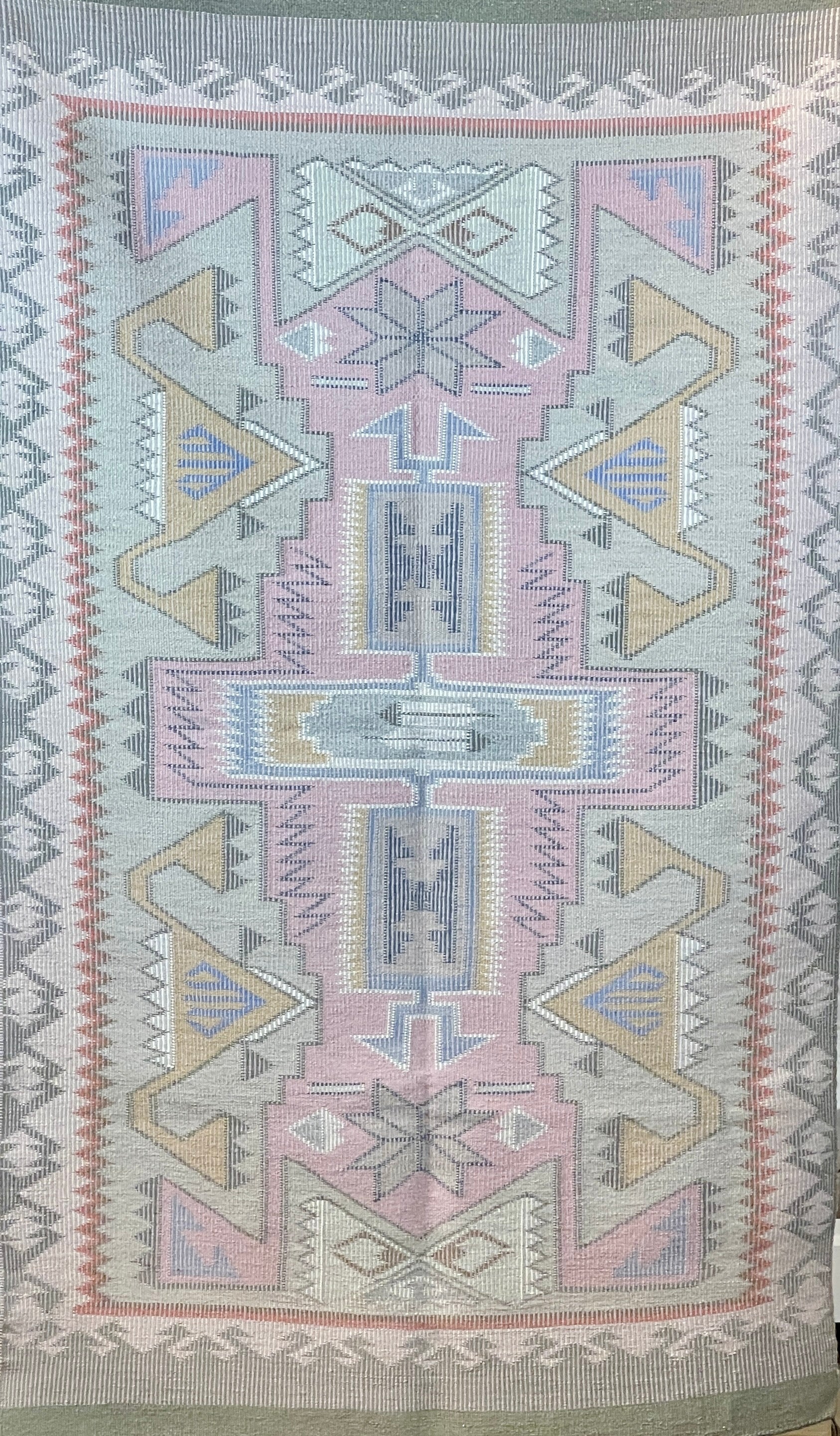 Raised Outline Weaving by Louise Shepherd-Weaving-Navajo Weaving-Sorrel Sky Gallery