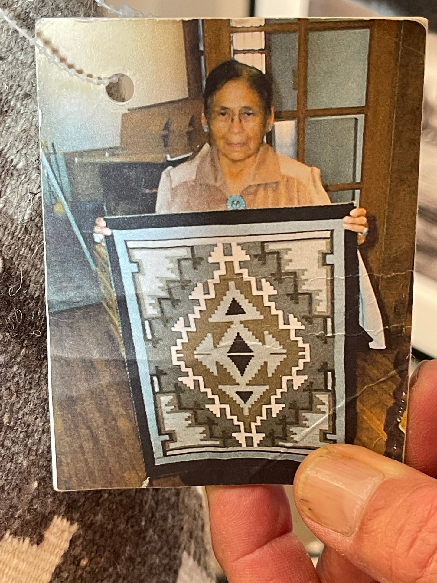 Two Grey Hills Navajo Weaving-Weaving-Navajo Weaving-Sorrel Sky Gallery