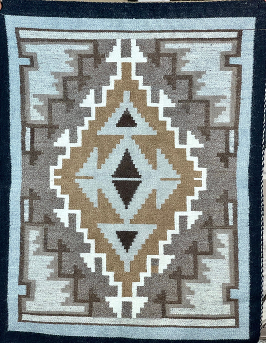 Two Grey Hills Navajo Weaving-Weaving-Navajo Weaving-Sorrel Sky Gallery