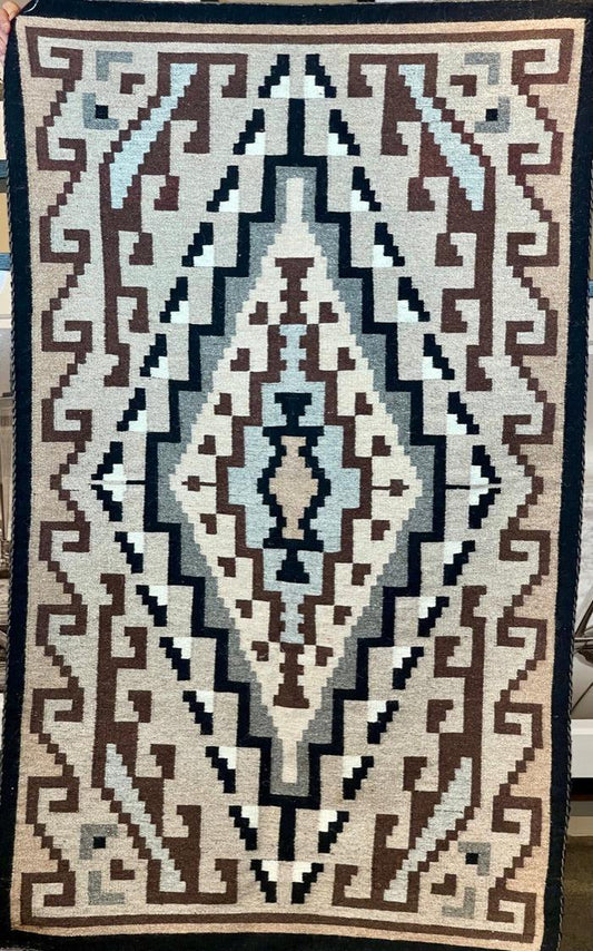 Two Grey Hills Weaving-Weaving-Navajo Weaving-Sorrel Sky Gallery