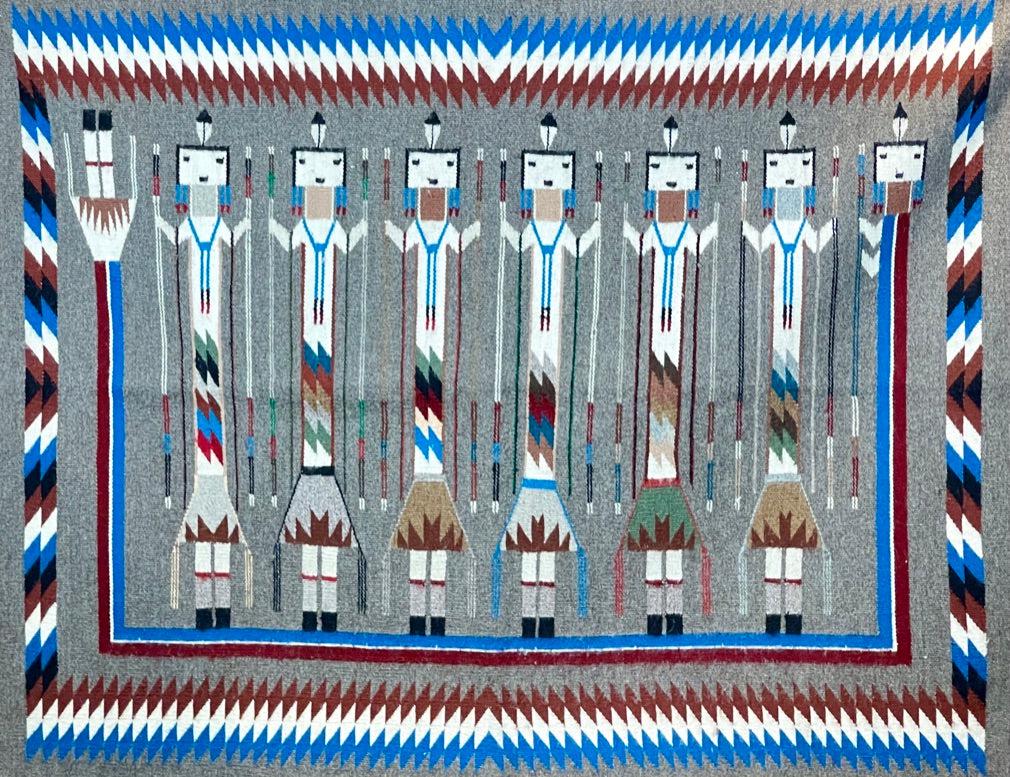 YEI Navajo Weaving by Lillie Lee-Weaving-Navajo Weaving-Sorrel Sky Gallery