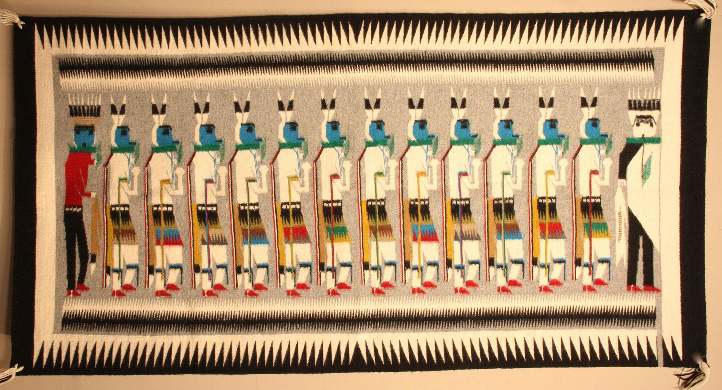 Yei Be Chei by Weaver Maria Peshlaki-Weaving-Navajo Weaving-Sorrel Sky Gallery