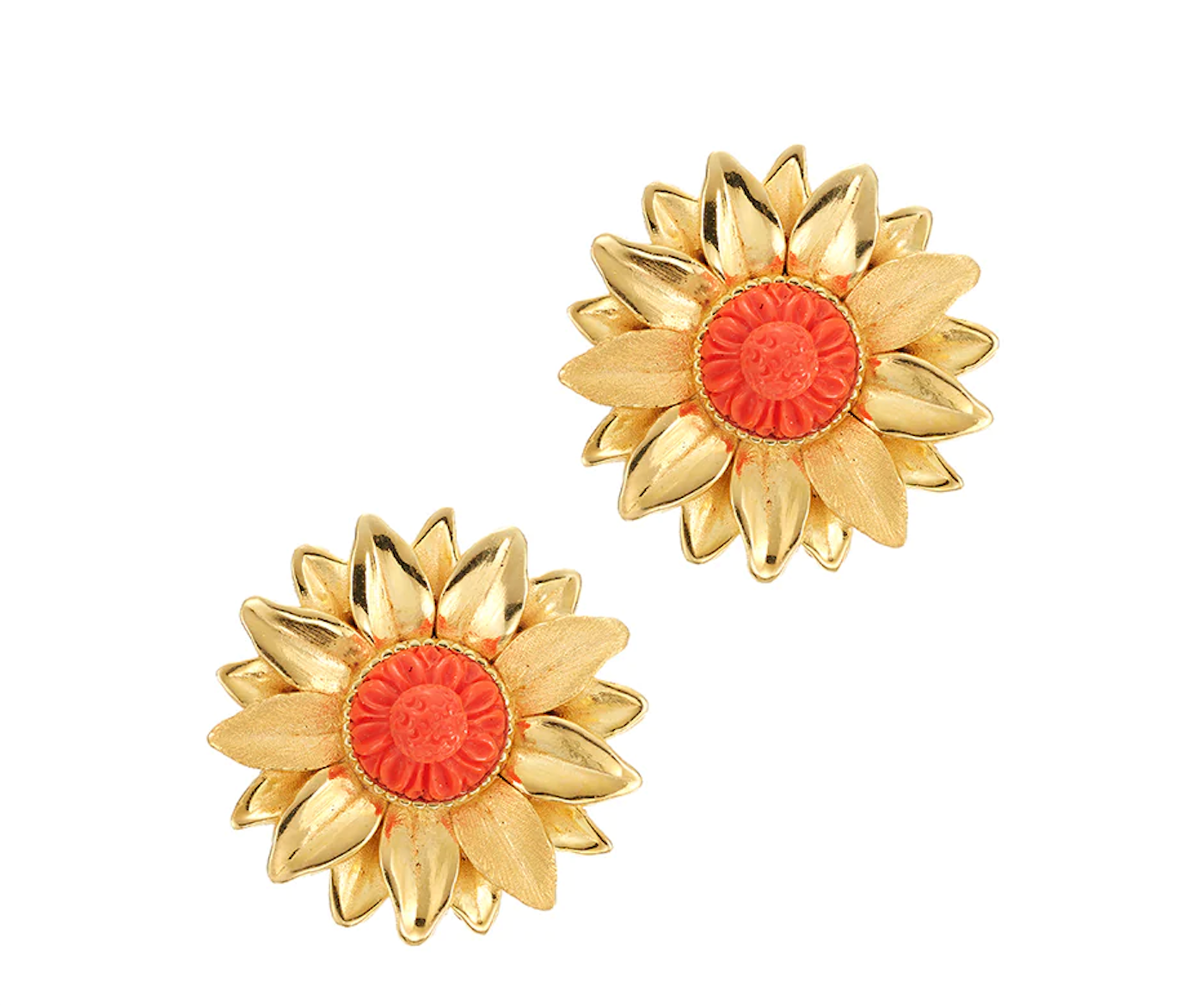 Limoncello Coral Mini Earrings-Jewelry-Of Rare Origin-Sorrel Sky Gallery