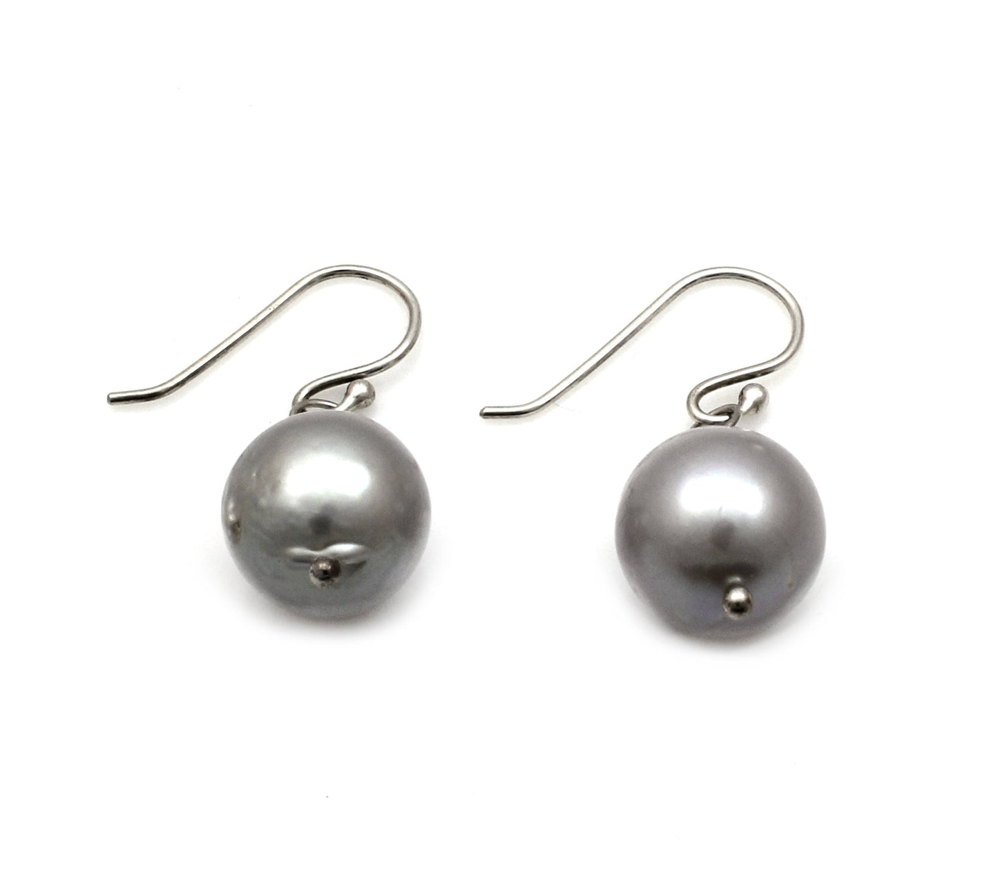 Silver Pearl Earrings