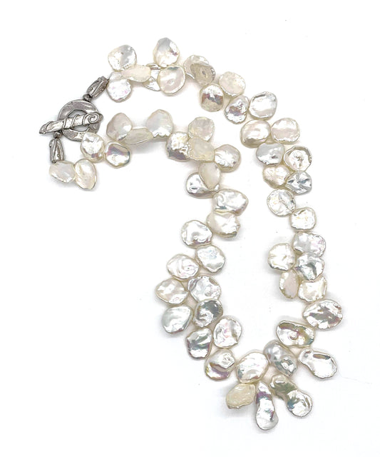 Keshi Fresh Water Flat-jewelry-Pam Springall-Sorrel Sky Gallery