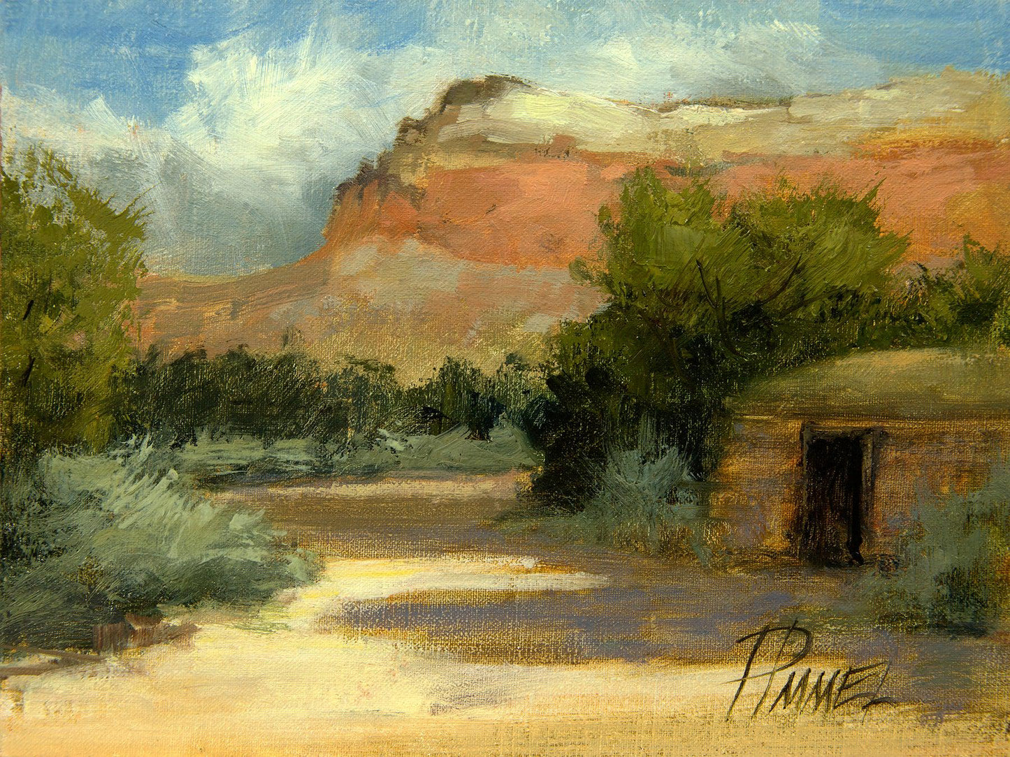 Ghost Ranch Hogan-Painting-Peggy Immel-Sorrel Sky Gallery