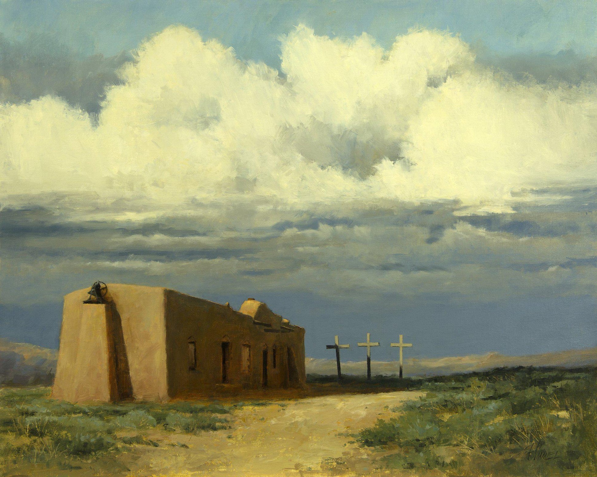 Morada del Alto-Painting-Peggy Immel-Sorrel Sky Gallery