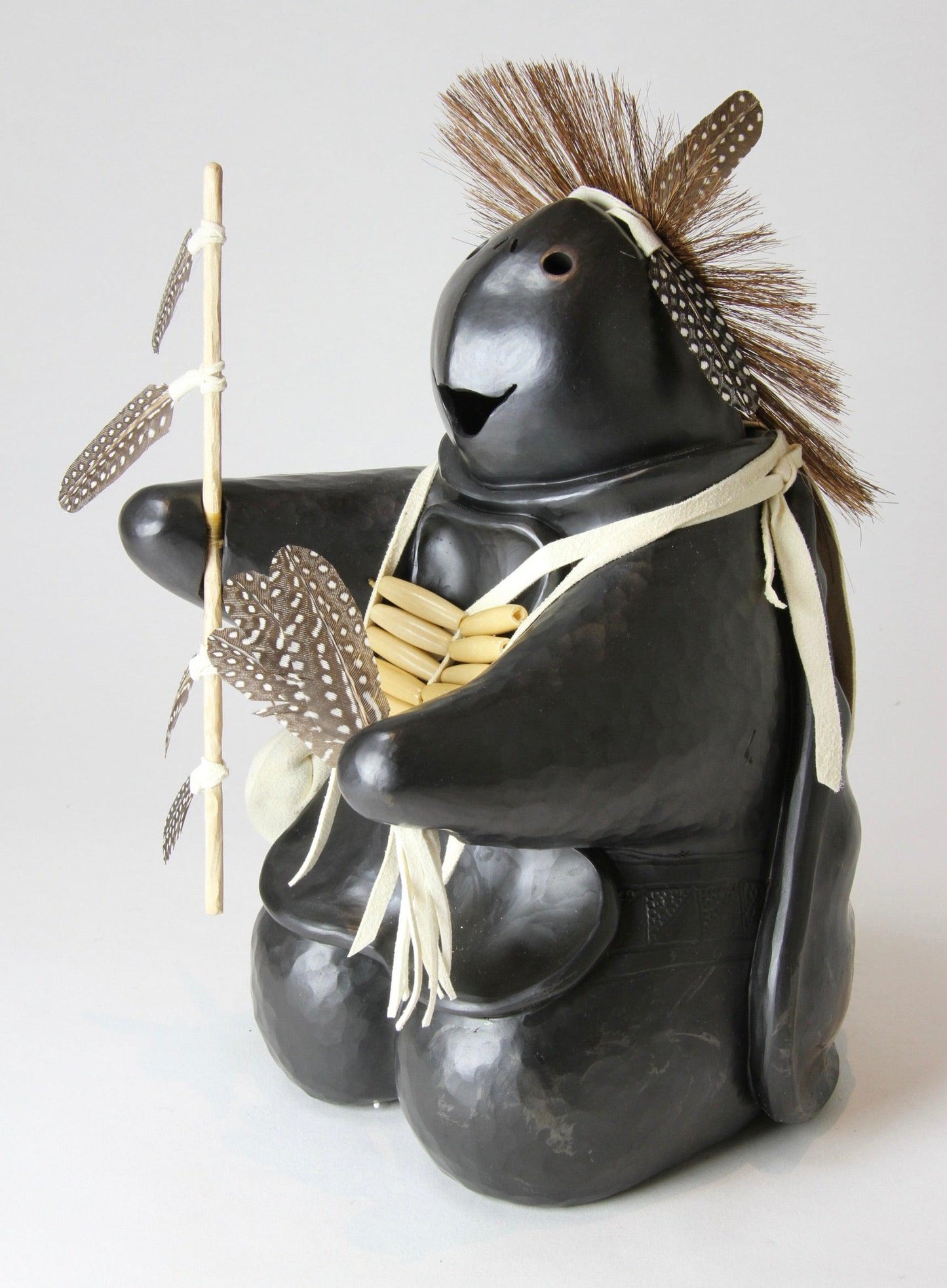 Large Southern Plains Dancer-Sculpture-Randy Chitto-Sorrel Sky Gallery