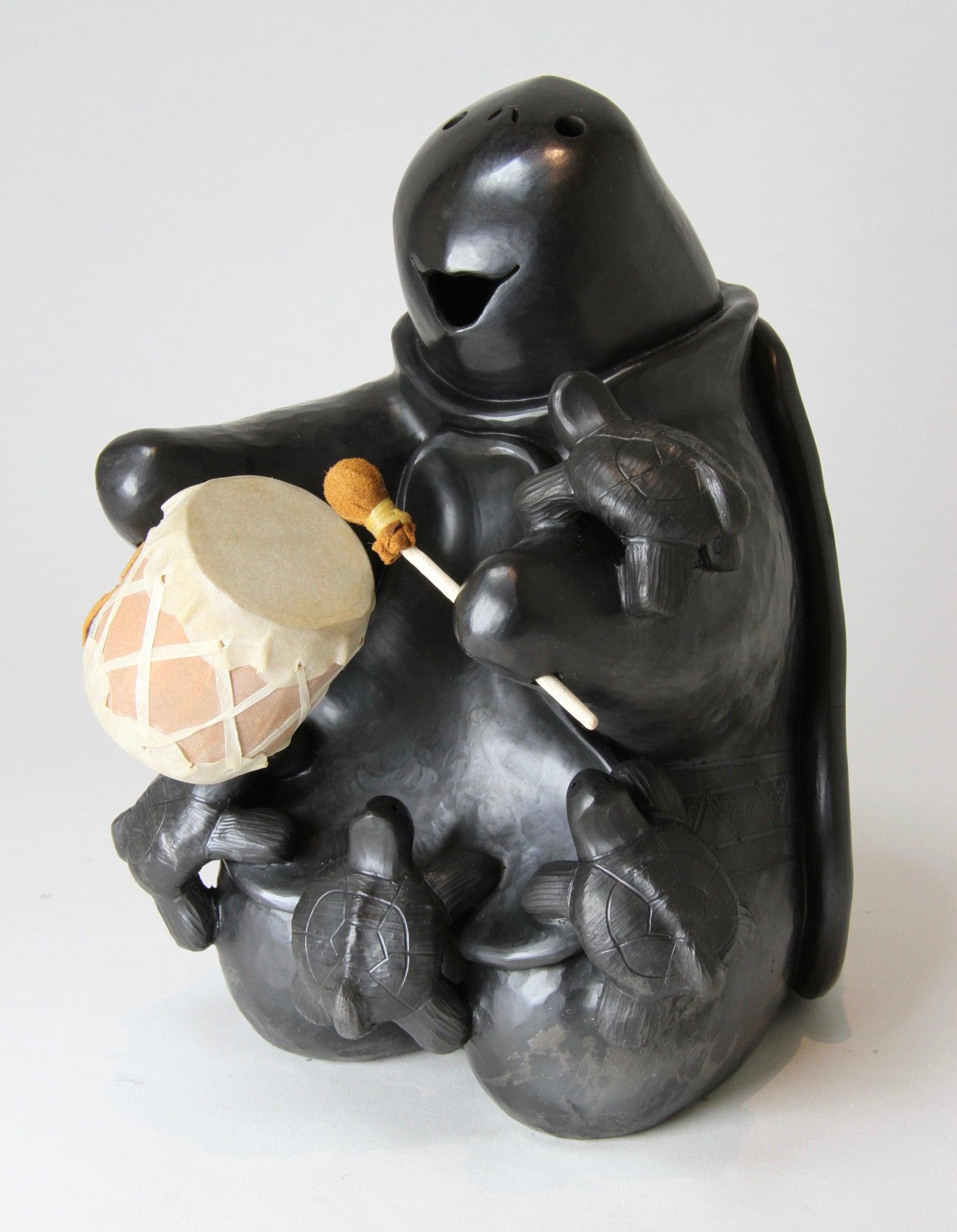 Large Storyteller Drummer-Sculpture-Randy Chitto-Sorrel Sky Gallery