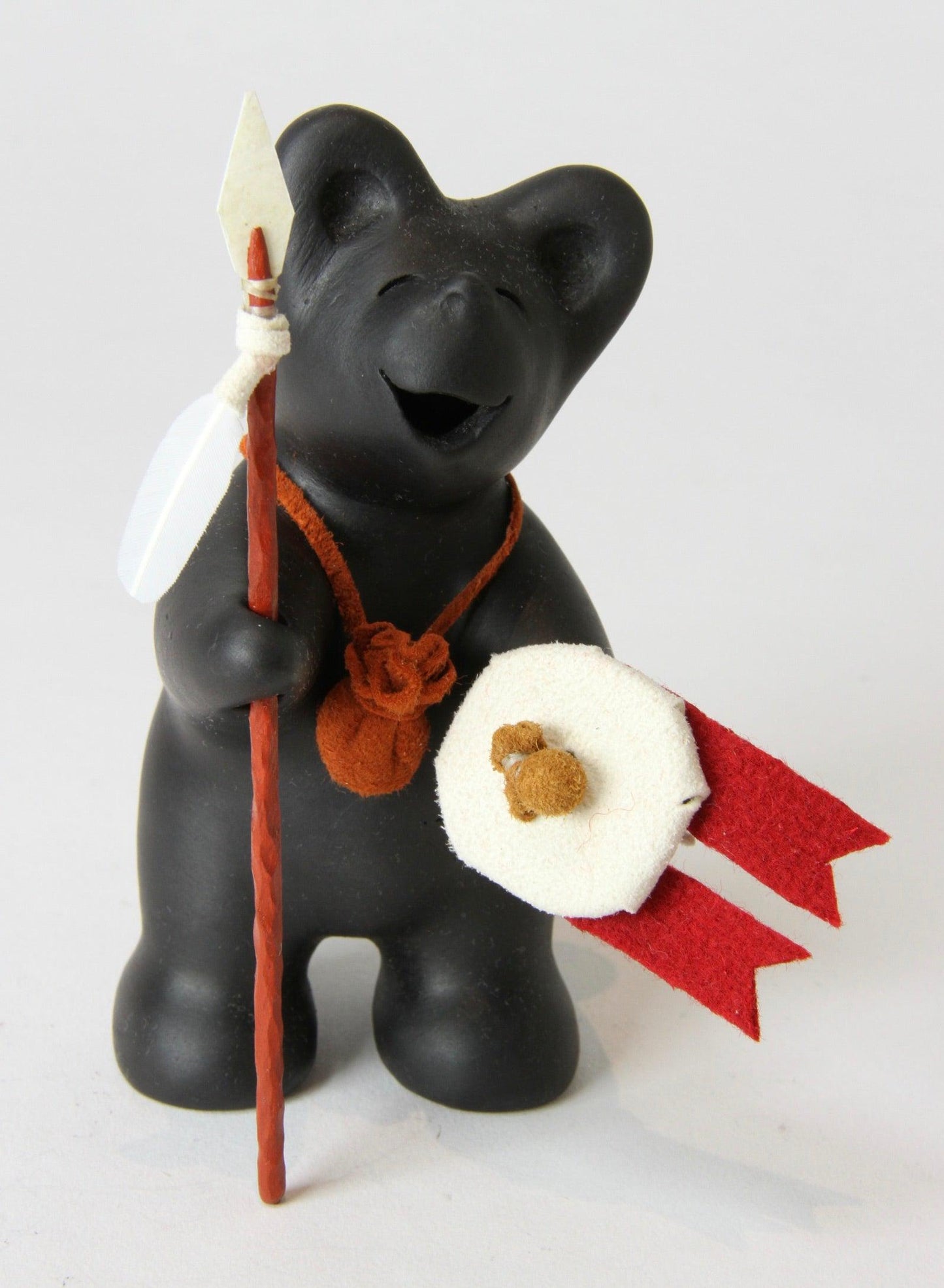 Mini Defender Bear-Sculpture-Randy Chitto-Sorrel Sky Gallery