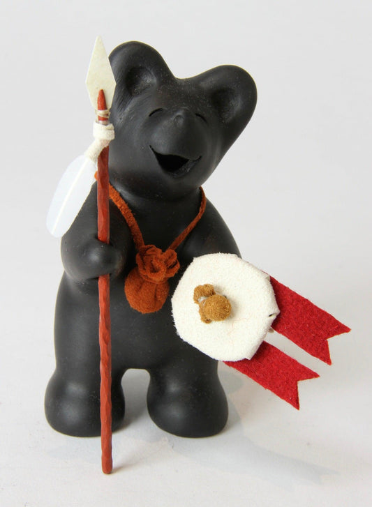 Mini Defender Bear-Sculpture-Randy Chitto-Sorrel Sky Gallery