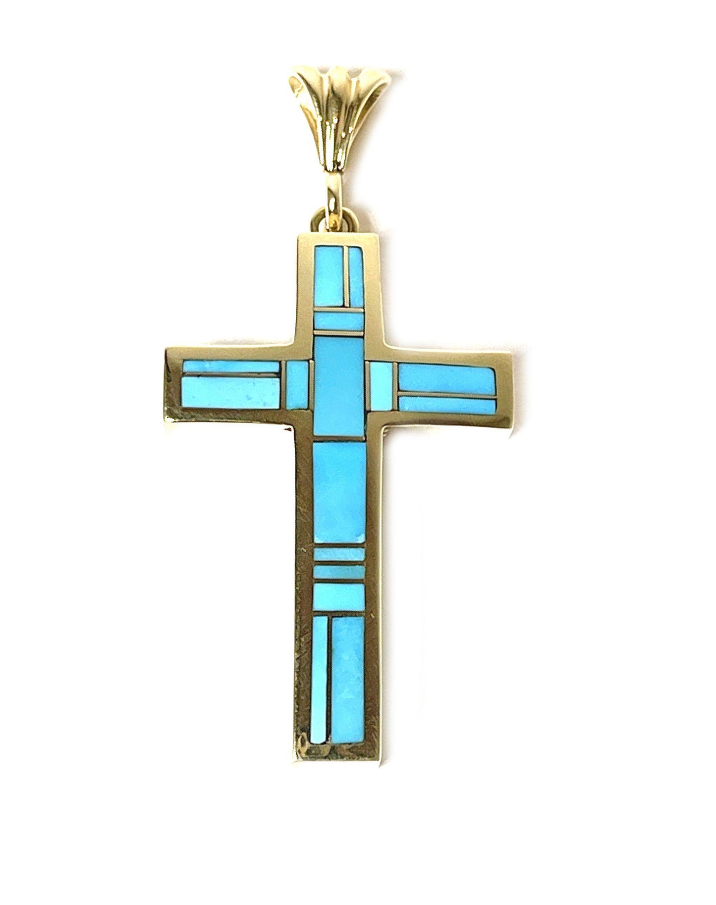 14K Gold Sunburst Cross Pendant-Jewelry-Ray Tracey-Sorrel Sky Gallery