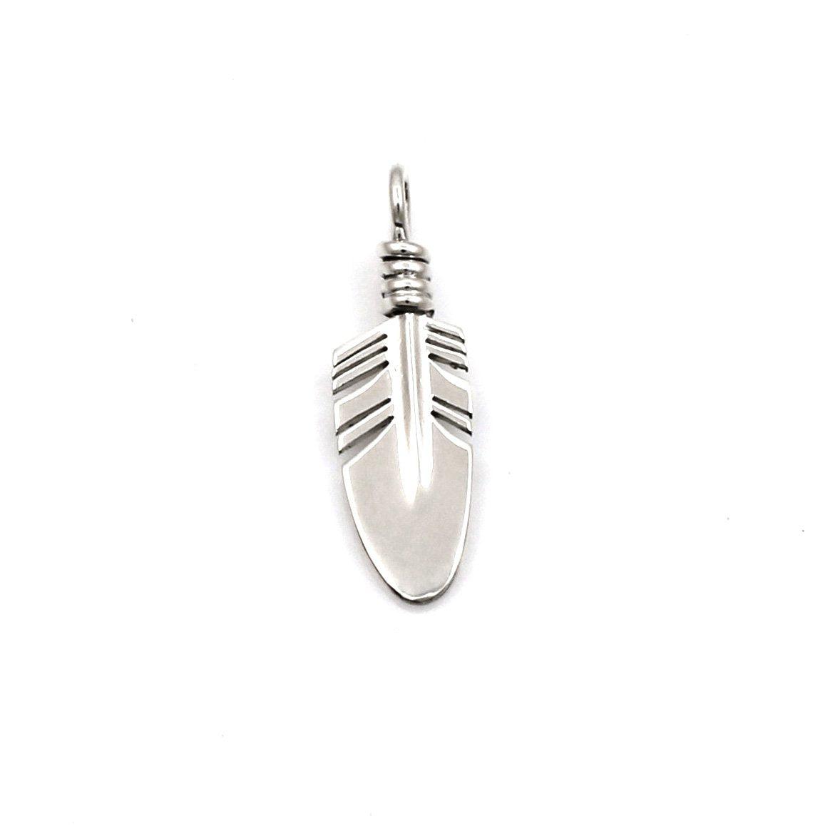 Fluff Eagle Feather Pendant-Jewelry-Ray Tracey-Sorrel Sky Gallery