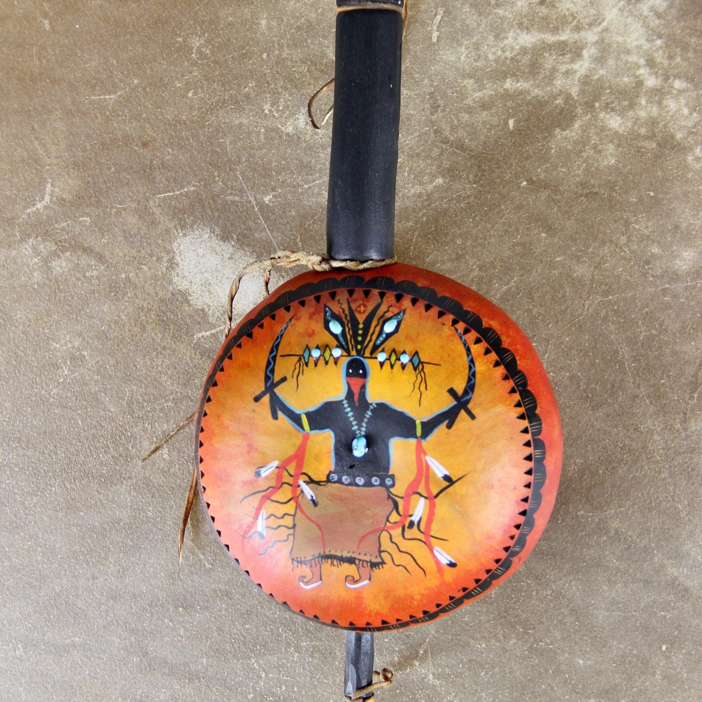 Apache Gaw Rattle-Gourd-Robert Rivera-Sorrel Sky Gallery