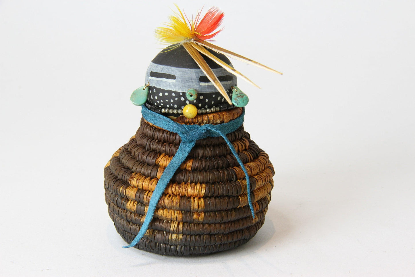 Basket Pre-historic Kachina-Gourd-Robert Rivera-Sorrel Sky Gallery