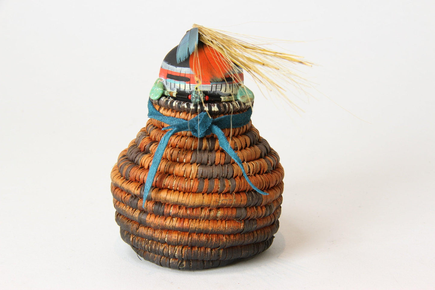 Basket Pre-historic Kachina-Gourd-Robert Rivera-Sorrel Sky Gallery
