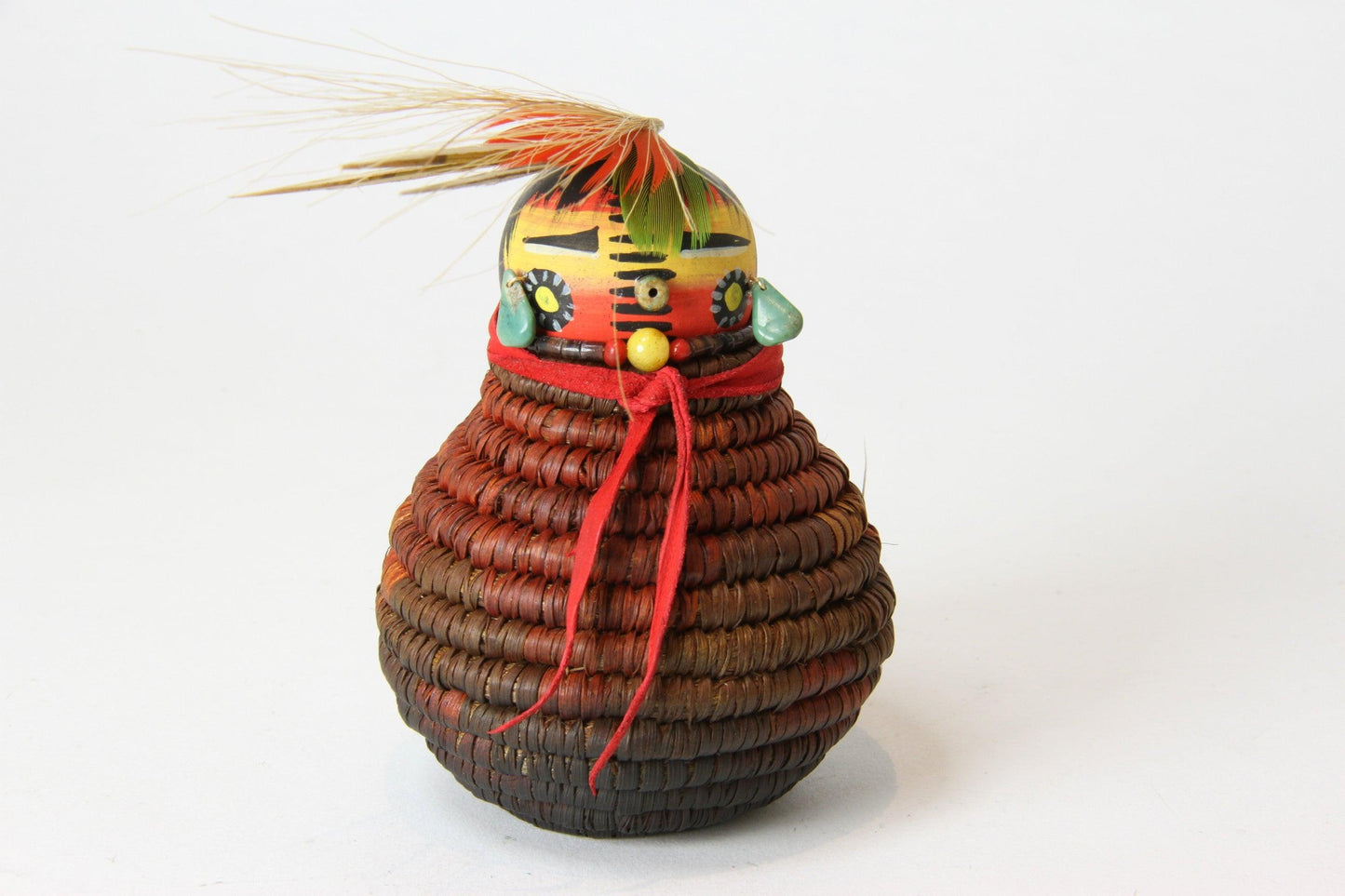 Basket Pre-historic Kachina-Gourd-Robert Rivera-Sorrel Sky Gallery