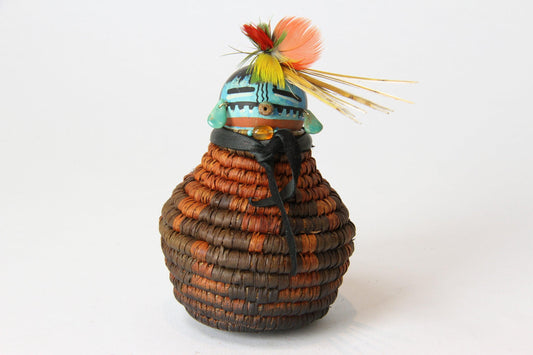 Basket Pre-historic Kachina-Gourd-Robert Rivera-Sorrel Sky Gallery