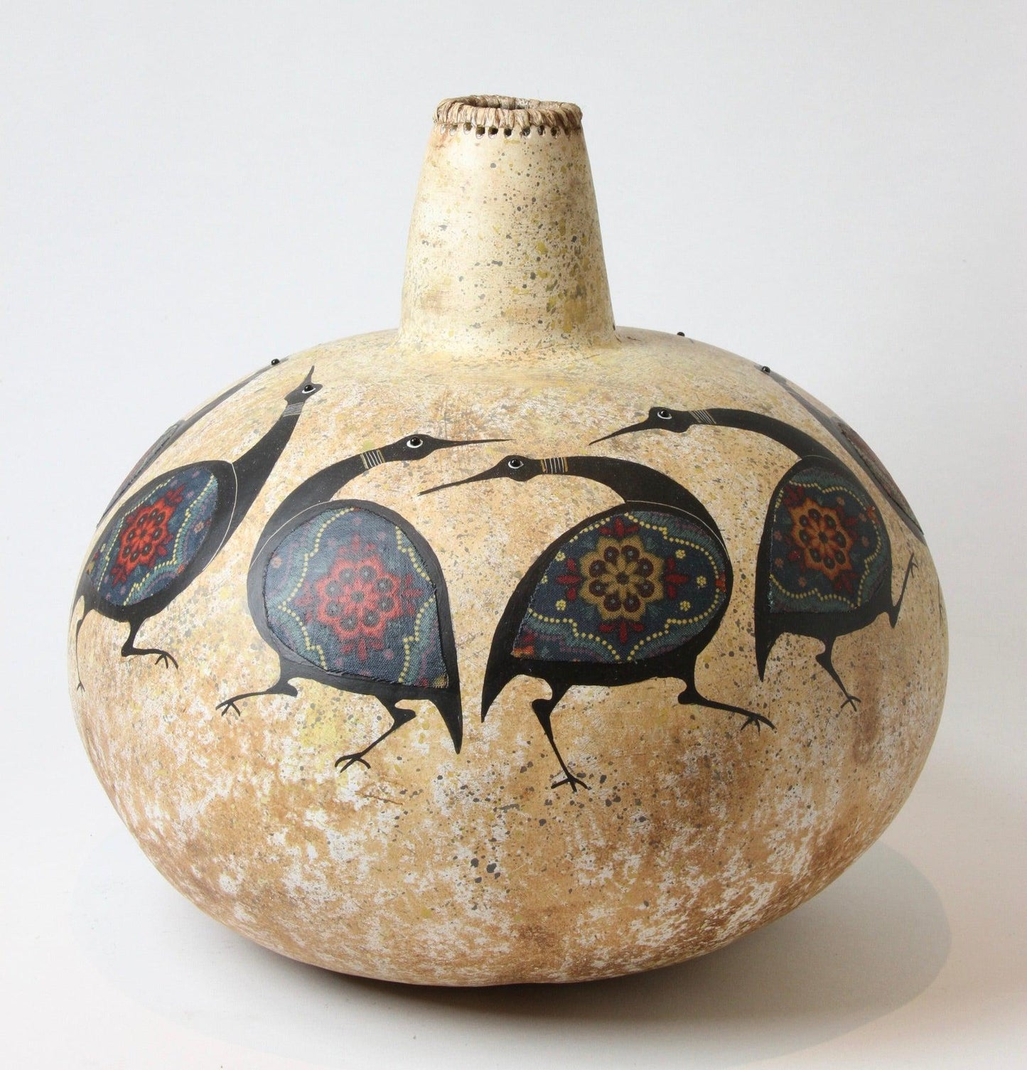 Crane Bowl-Gourd-Robert Rivera-Sorrel Sky Gallery
