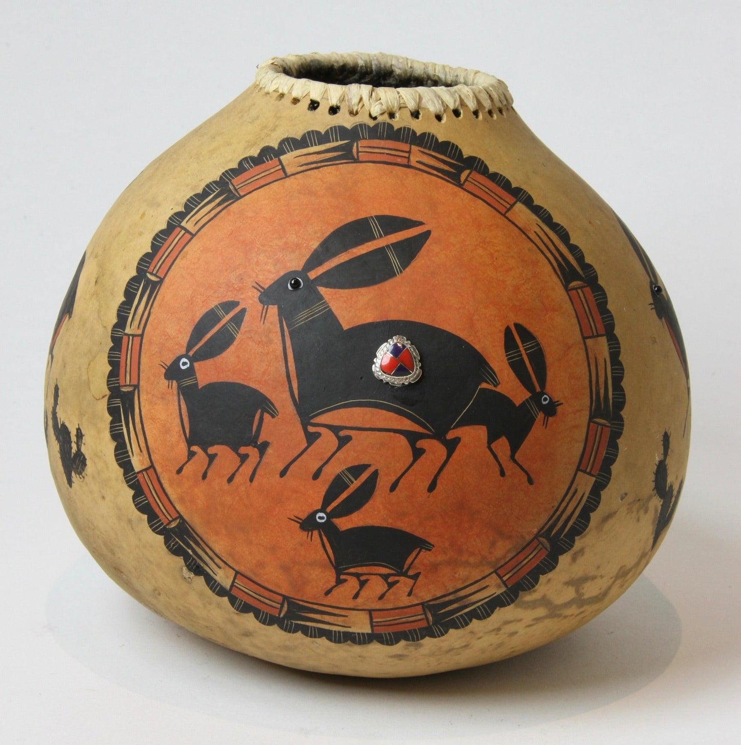 Rabbit Gourd Bowl-Gourd-Robert Rivera-Sorrel Sky Gallery