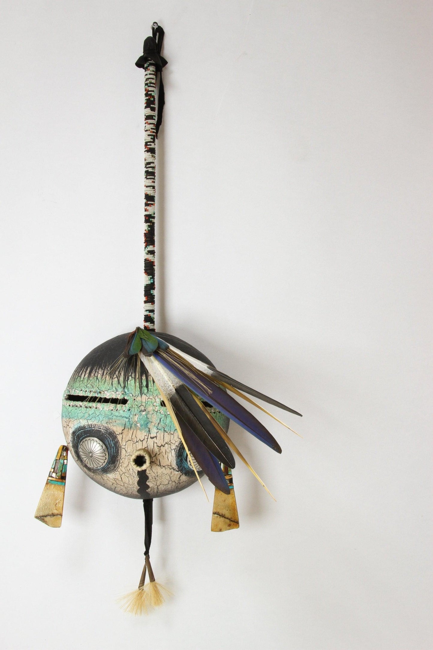 Rattle with Concho Cheeks-Gourd-Robert Rivera-Sorrel Sky Gallery