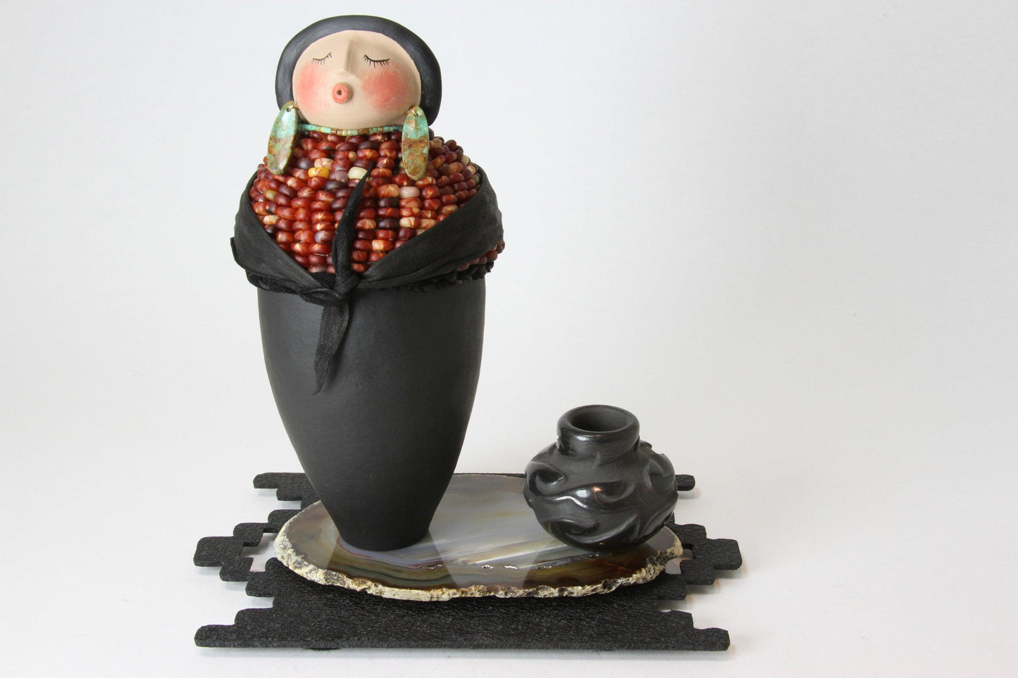 Santa Clara Corn Maiden-Gourd-Robert Rivera-Sorrel Sky Gallery