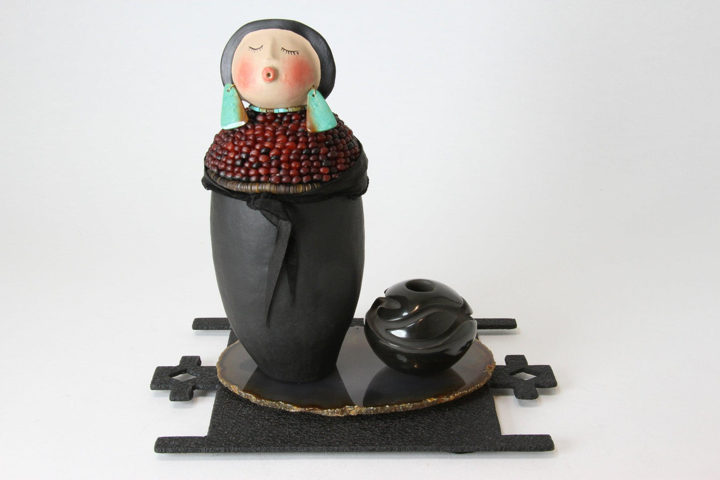 Santa Clara Corn Maiden-Gourd-Robert Rivera-Sorrel Sky Gallery