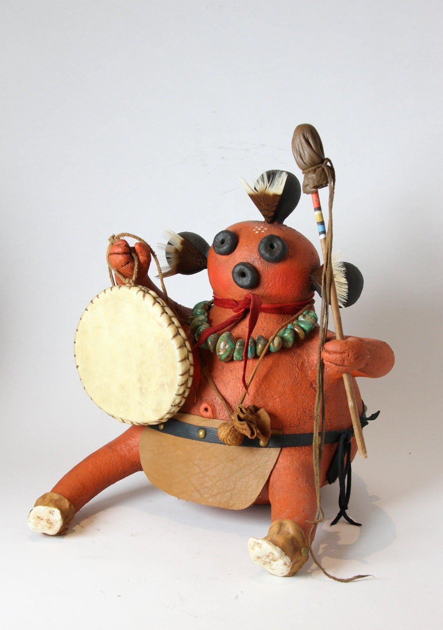Seated Mudhead-Gourd-Robert Rivera-Sorrel Sky Gallery