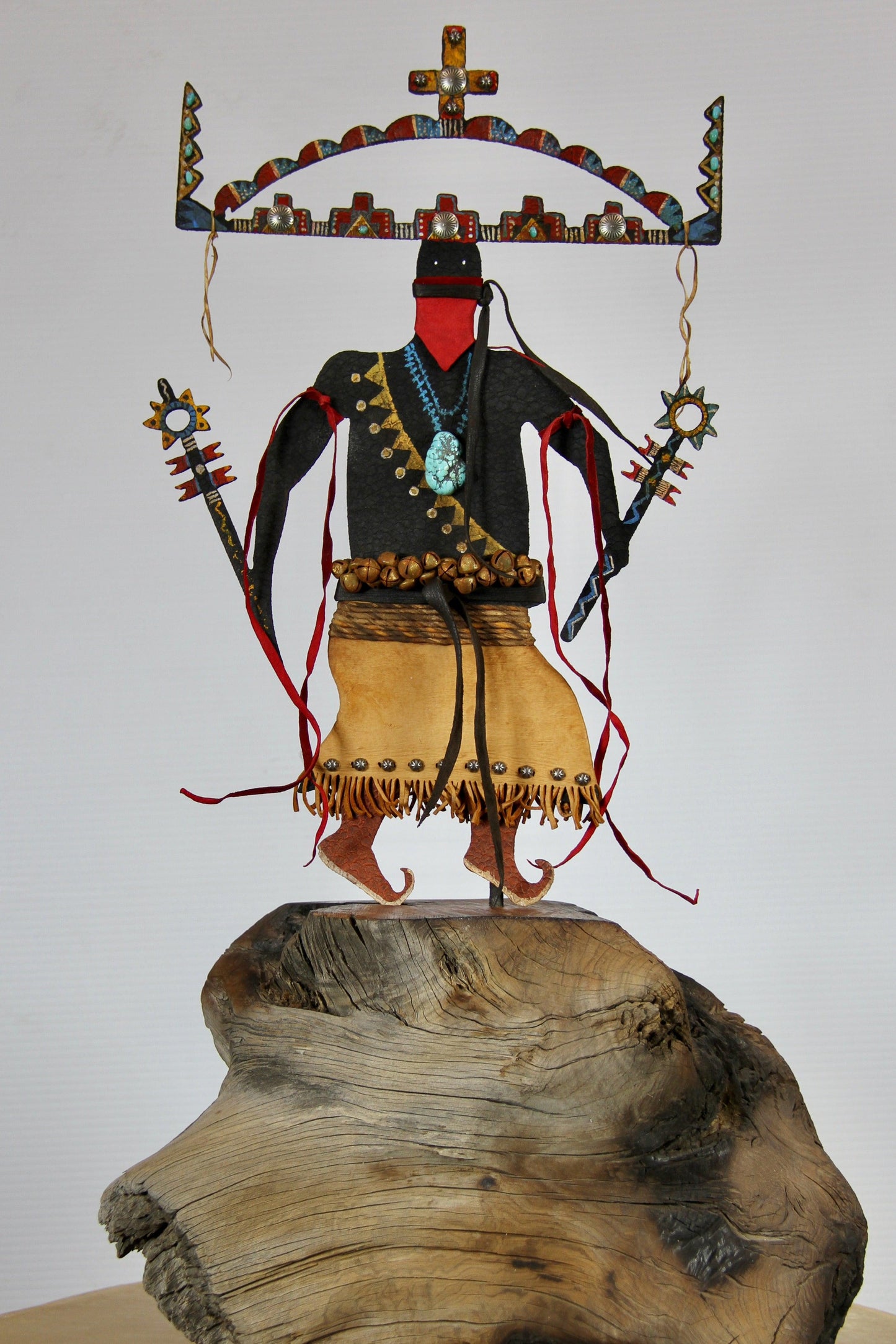 Apache Gaw Dancer - Metal-Mixed Media-Robert Rivera-Sorrel Sky Gallery