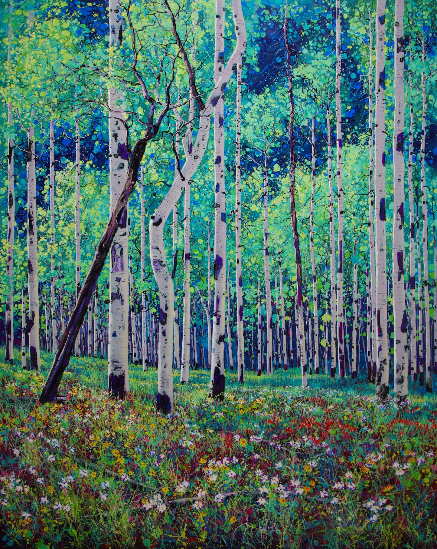 Columbine Country-Painting-Roberto Ugalde-Sorrel Sky Gallery