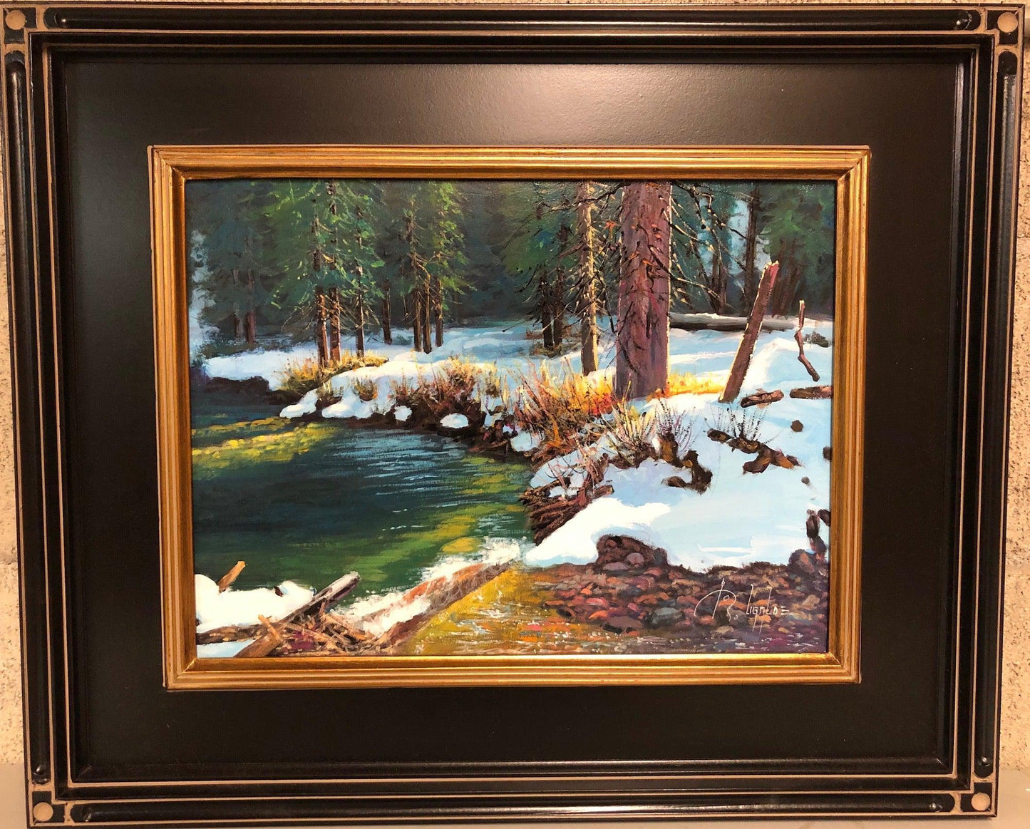 Early Snow II-Painting-Roberto Ugalde-Sorrel Sky Gallery