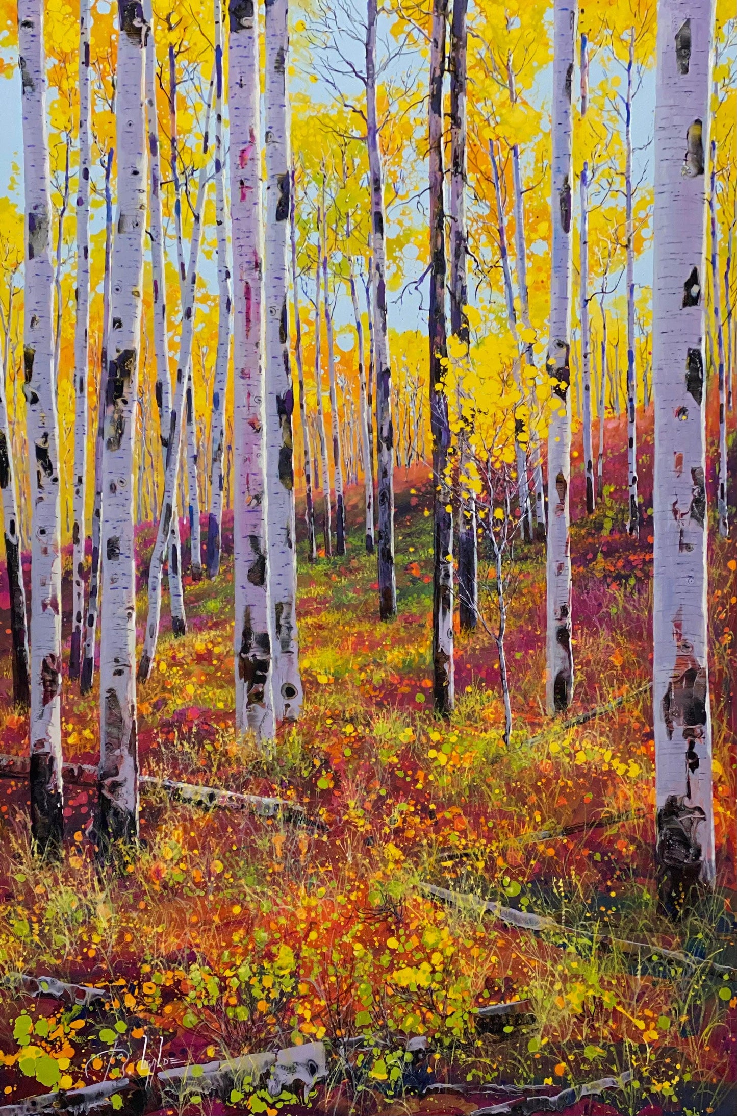 Telluride Hills-Painting-Roberto Ugalde-Sorrel Sky Gallery