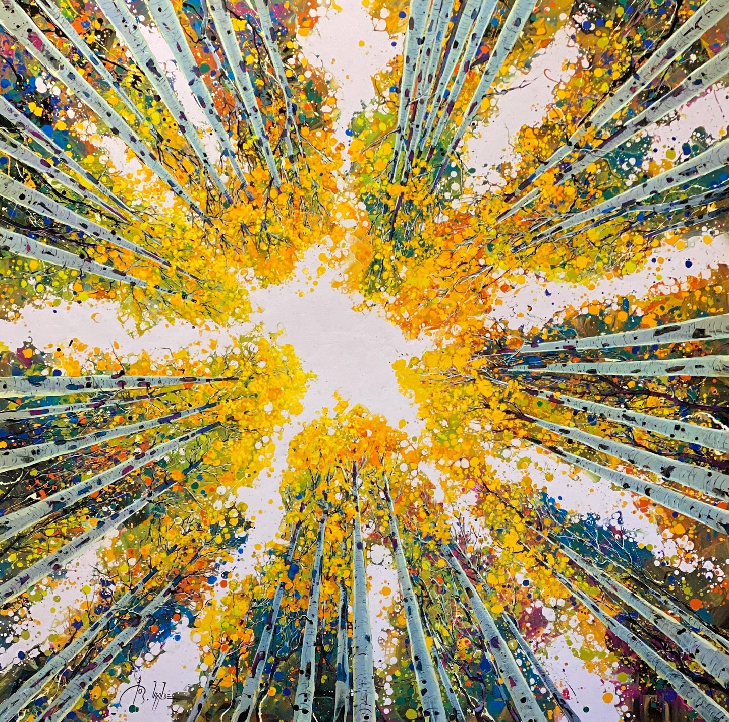 Upward View-Painting-Roberto Ugalde-Sorrel Sky Gallery