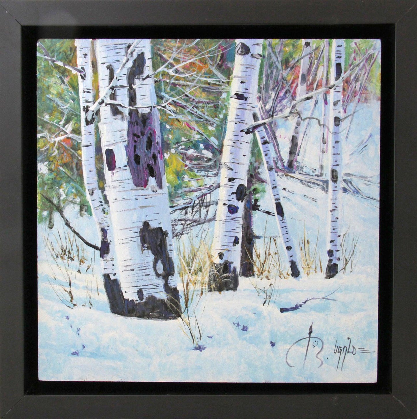 Winter Aspen-Painting-Roberto Ugalde-Sorrel Sky Gallery