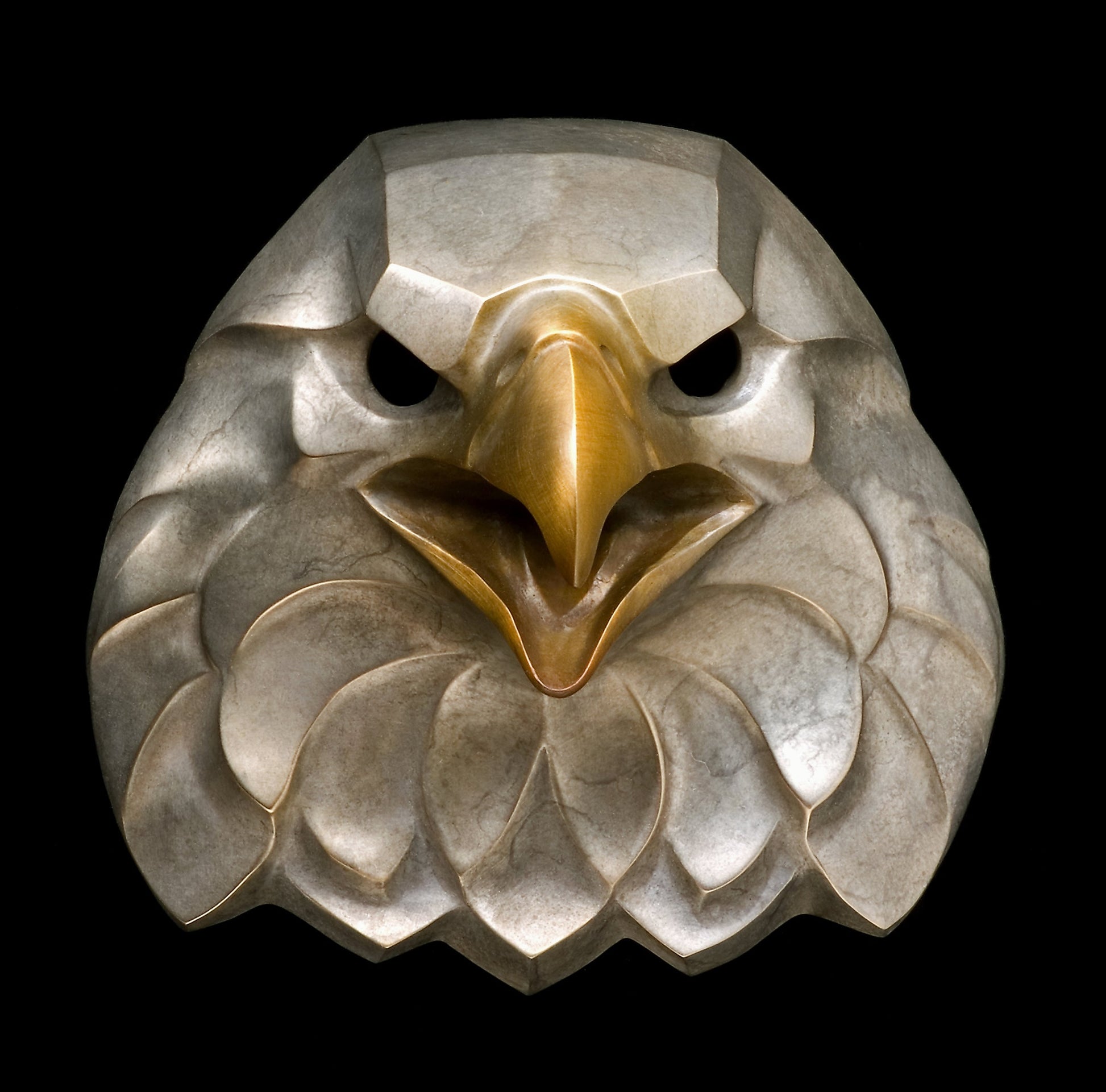 Eagle Mask-Sculpture-Rosetta-Sorrel Sky Gallery