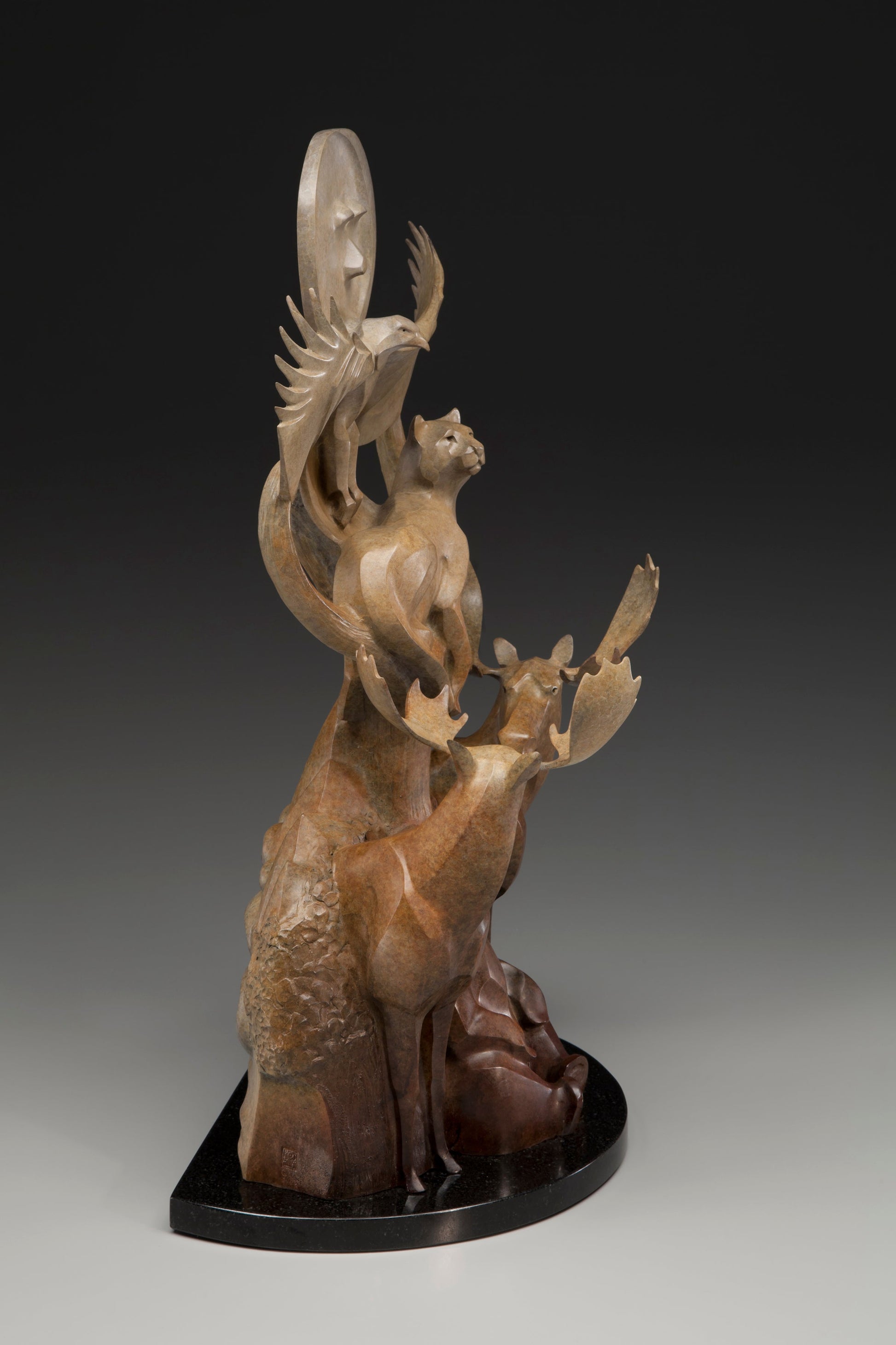 High Country Totem-Sculpture-Rosetta-Sorrel Sky Gallery