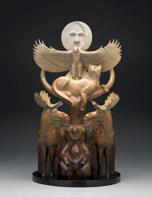 High Country Totem-Sculpture-Rosetta-Sorrel Sky Gallery