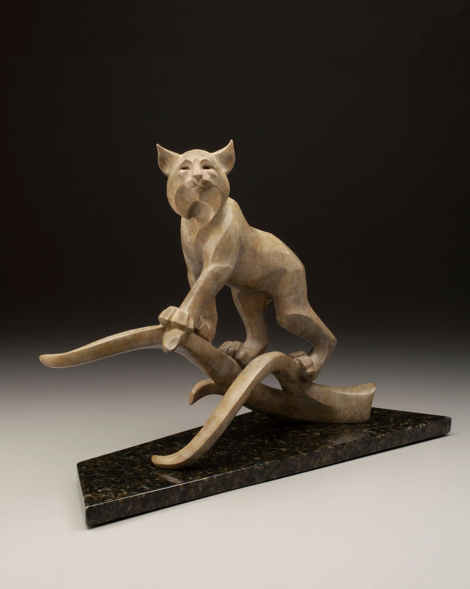 Lynx Lookout-Sculpture-Rosetta-Sorrel Sky Gallery