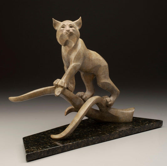 Lynx Lookout-Sculpture-Rosetta-Sorrel Sky Gallery