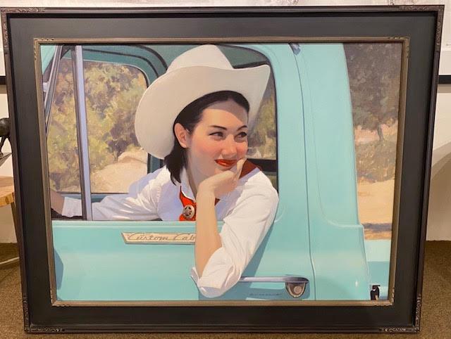 There Goes My Cowboy-Painting-S C Mummert-Sorrel Sky Gallery