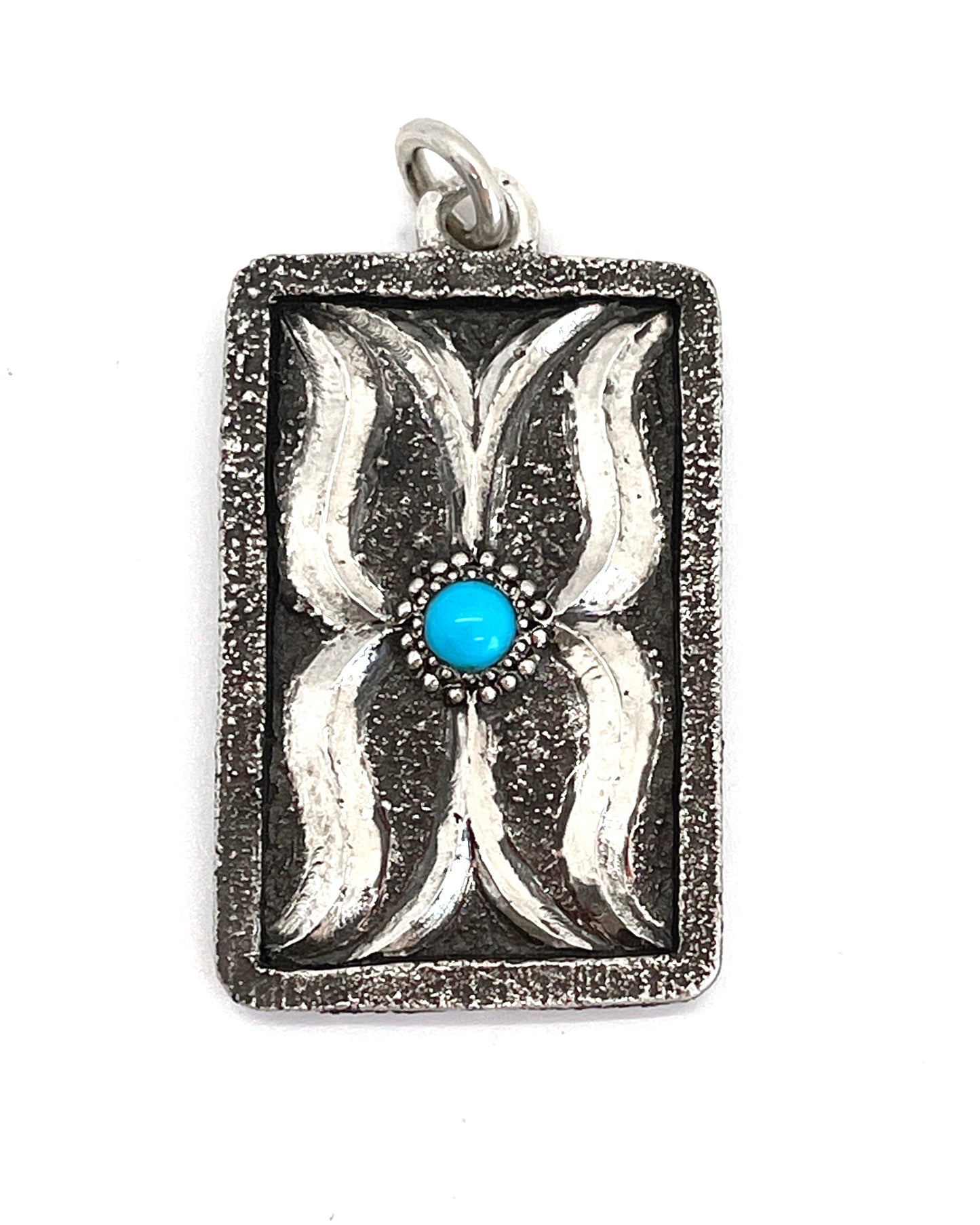 Ketoh Pendant with Sleeping Beauty Turquoise-jewelry-Shane Hendren-Sorrel Sky Gallery