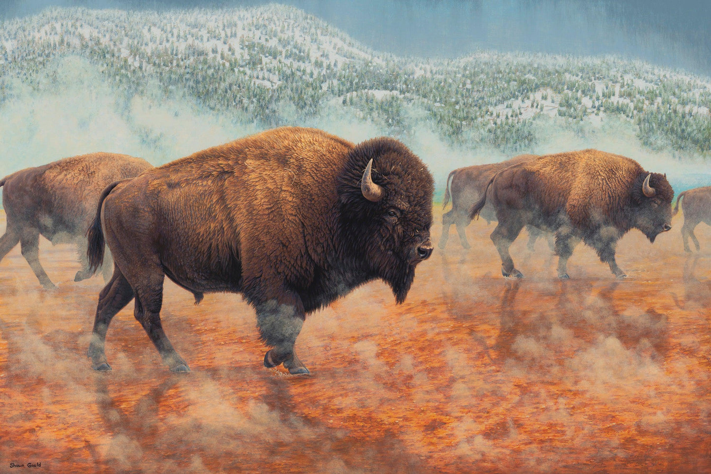 Grand Prismatic Crossing-Painting-Shawn Gould-Sorrel Sky Gallery