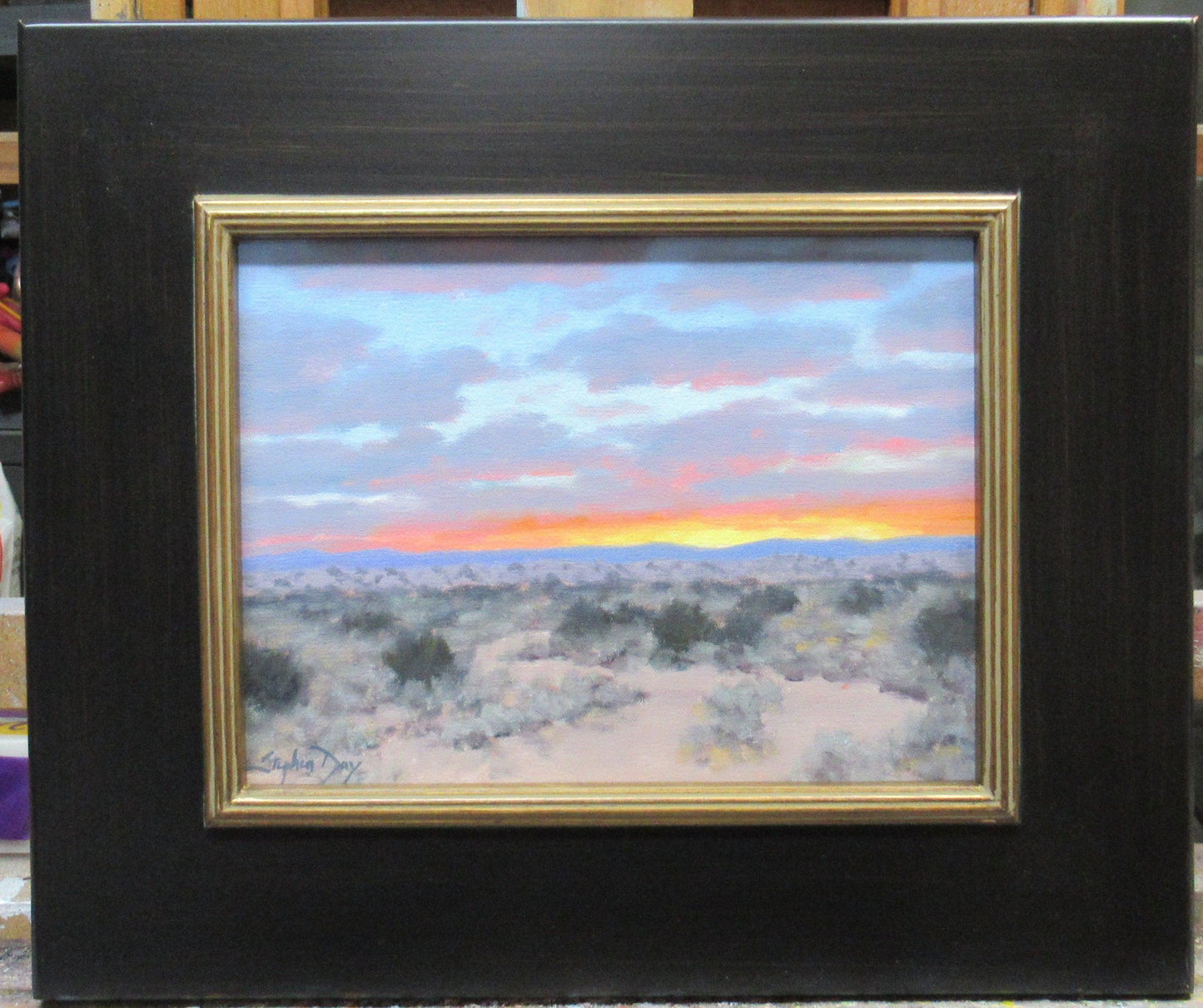 Wide Arroyo – Evening-painting-Stephen Day-Sorrel Sky Gallery