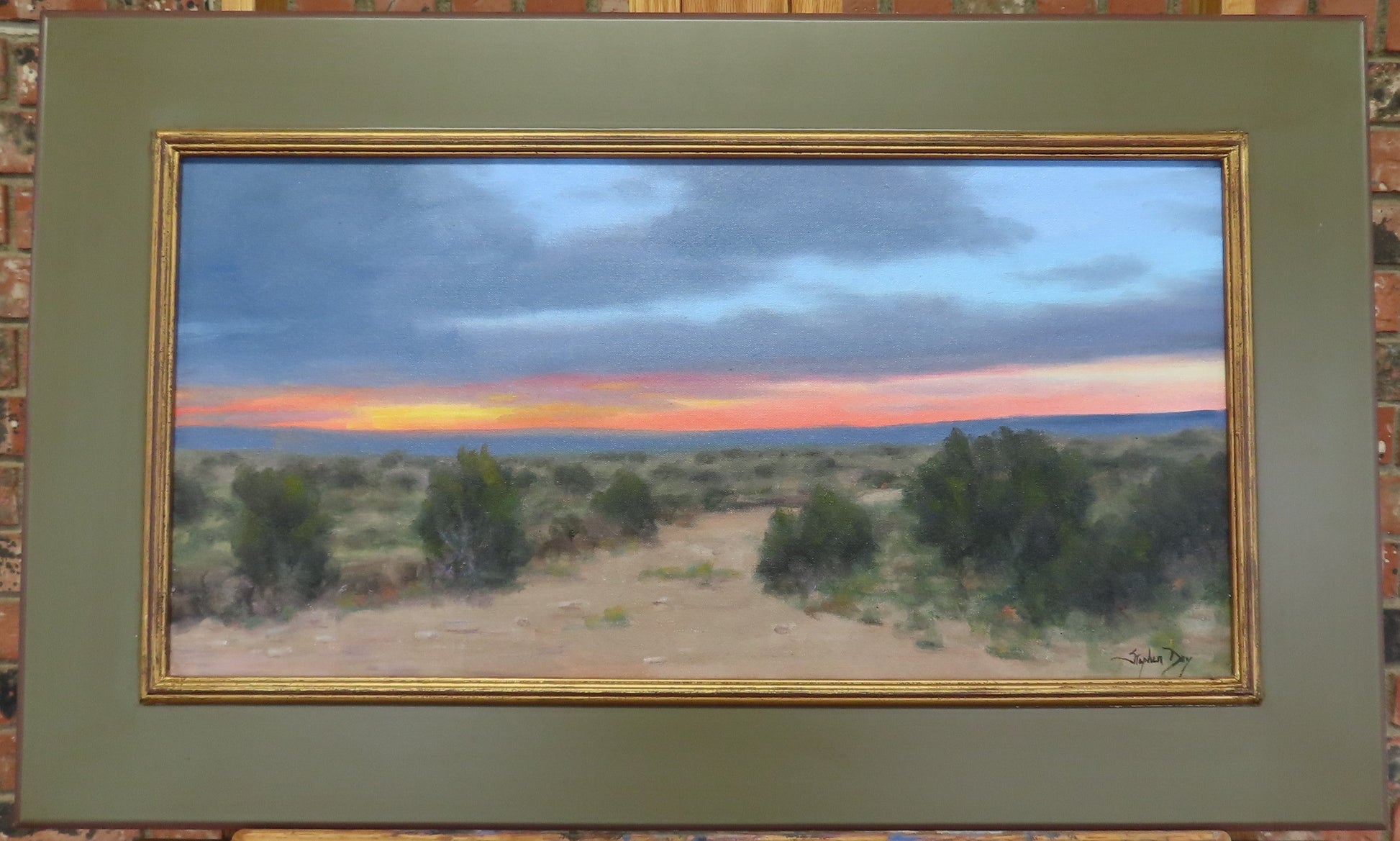 Wide Arroyo – Evening-painting-Stephen Day-Sorrel Sky Gallery