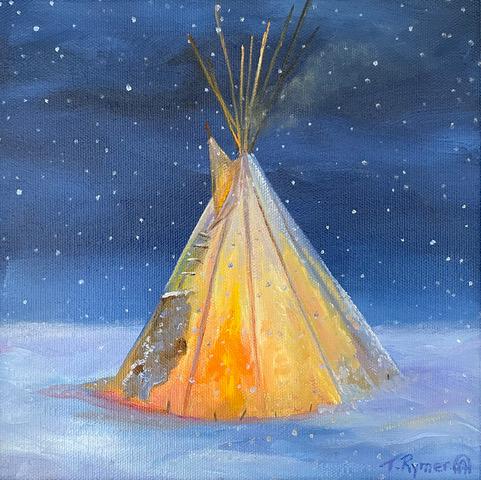 They Had a Light Snow-Painting-Tamara Rymer-Sorrel Sky Gallery
