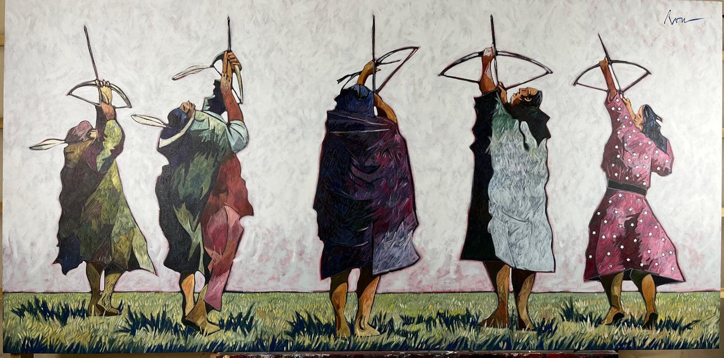 Crazy Arrow-Painting-Thom Ross-Sorrel Sky Gallery