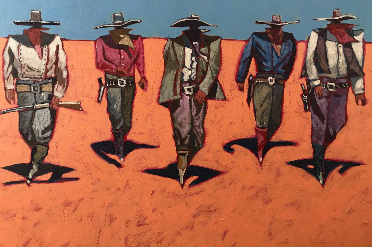 Men from the Babocomari-Painting-Thom Ross-Sorrel Sky Gallery